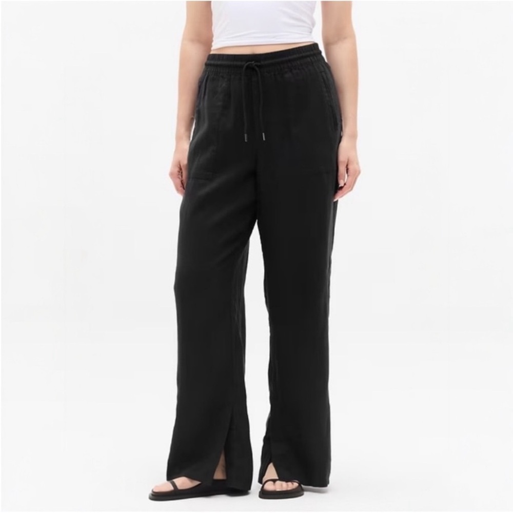 Athleta Retreat Linen Wide Leg Pant NWT XXS PETITE - Picture 5 of 9